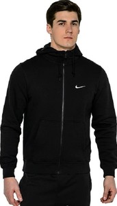  Nike Club Fz Hoody Swoosh Siyah Spor Sweatshirt 611456-010