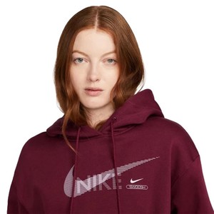  Nike Swoosh Oversize Bol Kesim Kadın Spor Sweatshirt DR5613-638