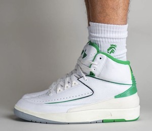  Nike Air Jordan 2 Retro Lucky Green Erkek Basketbol Ayakkabısı-DR8884-103