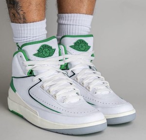  Nike Air Jordan 2 Retro Lucky Green Erkek Basketbol Ayakkabısı-DR8884-103