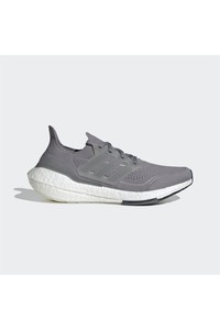 Adidas Erkek Gri Ultraboost 21 Bağcıklı Koşu Ayakkabısı FY0381