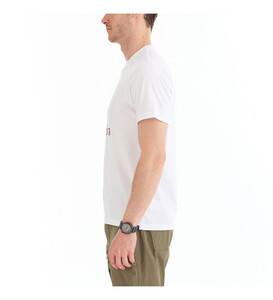  Columbia Stacked Hyper Nature Erkek Beyaz  T-Shirt CS0242-100