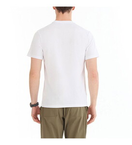  Columbia Stacked Hyper Nature Erkek Beyaz  T-Shirt CS0242-100