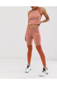  Nike Pro Heatherized 7/8 Leggings Tayt - CT4975-252