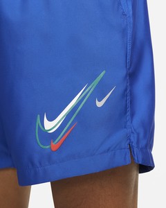  Nike Sportswear Dokuma Erkek Mavi Deniz Şortu DQ3945-480