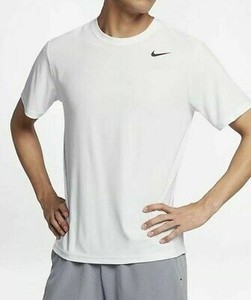  Nike Erkek Beyaz Dri fit Spor Tshirt AT3737-100