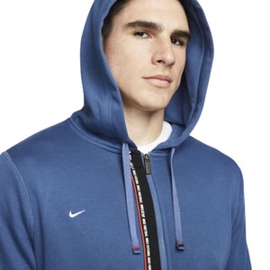  NIKE FC TRIBUNA FLEECE FULL-ZIP SWEATSHİRT HOODIE-DH9684-410