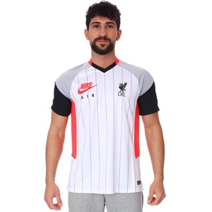  Nike Liverpool FC Jsy Ss Amx Erkek Beyaz Futbol Tişört CZ3410-101