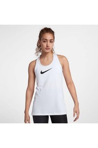  Nike Women's Pro White/black Training Tank Top  Spor Atlet AT4541-100