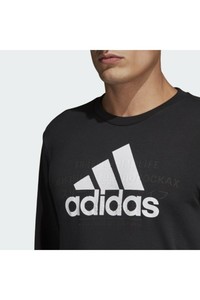  Adidas Erkek Penye ID Baskılı Sweatshirt DV3062