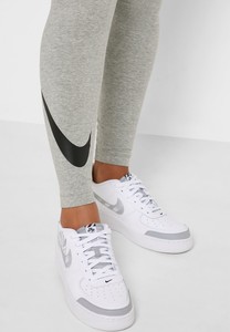  Nike Sportswear Swoosh Leg-A-See Kadın Gri Tayt DB3896-063