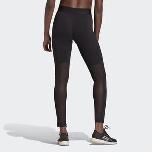  Adidas Training Glam Three Stripe Leggings In Black FS6159