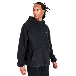  MEN'S NIKE SPORTSWEAR SPORT ESSENTIALS+ SHERPA PULLOVER HOODIE-DV8154-010