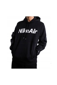  Nike Aır Hoodıe Kapüşonlu Siyah Erkek Spor Sweatshırt DJ0453-010-010