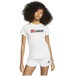 Nike Sportswear Basic Tee City Series London Baskılı Beyaz Tişört CZ0197-100