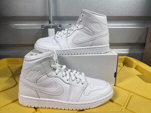 Nike Air Jordan 1 Mid Sneaker spor  Ayakkabısı DV0991-111 (BİR NUMARA BÜYÜK ALMANIZI ÖNERİYORUZ)