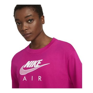  Nike Air Boyfriend Top Short-Sleeve Kadın Tişört - Pembe-CZ8614-615