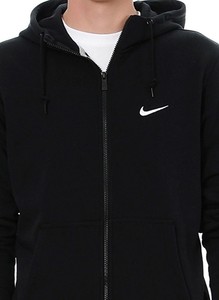  Nike Club Fz Hoody Swoosh Siyah Spor Sweatshirt 611456-010