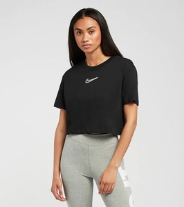  Nike Sportswear Crop T-shirt Siyah Kadın Tişört -  DJ4125-010