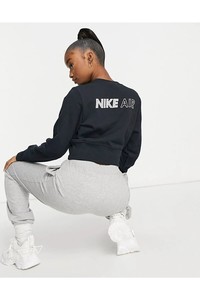  Nike Air Kadın siyah Sweatshirt DC5296 - 010