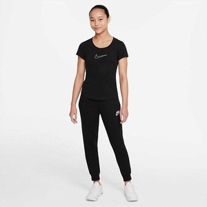  Nike Sportswear Girls' Scoop Siyah Spor  T Shirt  DM3491-010