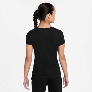  Nike Sportswear Girls' Scoop Siyah Spor  T Shirt  DM3491-010