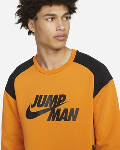 NİKE Jordan Jumpman Fleece Erkek Crew Sweatshirt-DJ0240-738