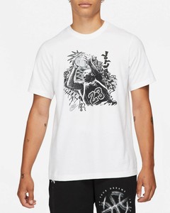  Nike Jordan Vintage Graphic Short-Sleeve Erkek Tişört - Beyaz-DM3221-100