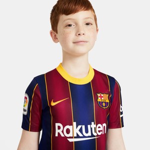 Nike FC Barcelona 2020/21 Stadium Home Big Kids' Soccer Jersey CD4500-456-456