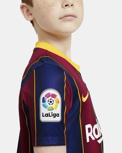  Nike FC Barcelona 2020/21 Stadium Home Big Kids' Soccer Jersey CD4500-456-456