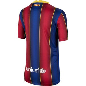  Nike FC Barcelona 2020/21 Stadium Home Big Kids' Soccer Jersey CD4500-456-456