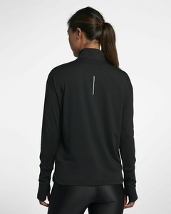  Nike DRI-FIT Element Women's Running Half Zip Top Siyah  CU0349-010