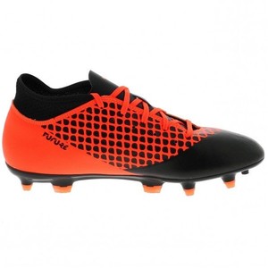  Puma FUTURE 2.4 FG/AG JR Soccer Cleats [Black-Orange] (13C) 104844 02