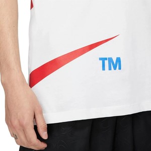  Nike Sportswear Swoosh Pullover Semi-Brushed-Back Short-Sleeve Erkek Tişört-DD3349-100