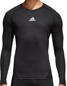 Adidas Alphaskin Sports Training Top Men's Long Sleeves Shirts Black CW9486