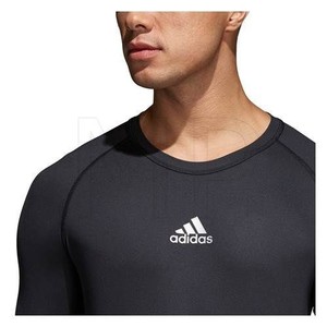  Adidas Alphaskin Sports Training Top Men's Long Sleeves Shirts Black CW9486