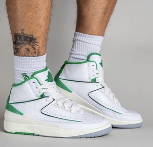 Nike Air Jordan 2 Retro Lucky Green Erkek Basketbol Ayakkabısı-DR8884-103