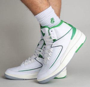  Nike Air Jordan 2 Retro Lucky Green Erkek Basketbol Ayakkabısı-DR8884-103