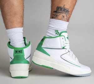  Nike Air Jordan 2 Retro Lucky Green Erkek Basketbol Ayakkabısı-DR8884-103