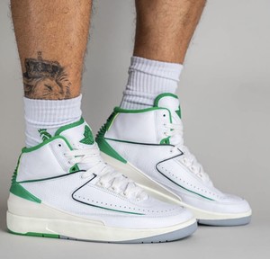  Nike Air Jordan 2 Retro Lucky Green Erkek Basketbol Ayakkabısı-DR8884-103