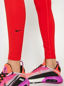  Nike Dri-Fit One Mid-Rise Training Kadın Tayt - Kırmızı-DD0252-673