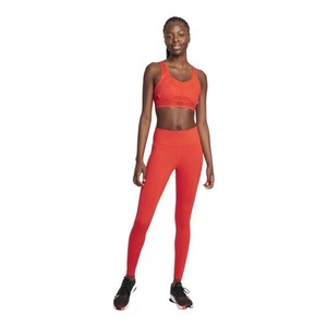  Nike Dri-Fit One Mid-Rise Training Kadın Tayt - Kırmızı-DD0252-673