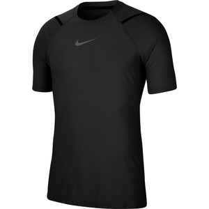  Nike Pro Short-Sleeve Erkek Tişört - Siyah CU4989-010-010