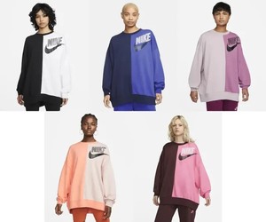  Nike Sportswear Over-Oversized Fleece Dance Kadın Sweatshirt-DV0328-652(BİR BEDEN KÜÇÜK ALINMASINI TAVSİYE EDİYORUZ)