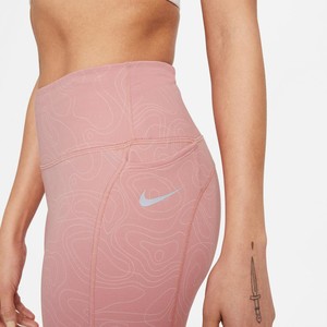  Nike W Nk Run Dvn Fast Crop Kadın Pembe Koşu Tayt