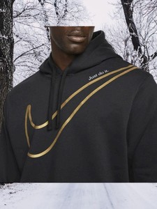  Nike Sportswear Men's Fleece Pullover Hoodie Erkek Sweatshirt - DR9273-010