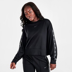 Nike Sportswear Tape Oversized Kadın Sweatshirt-DQ5381-010