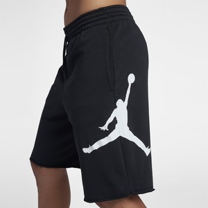  Nike Jumpman Big Logo Fleece Short Black - DB1812-010