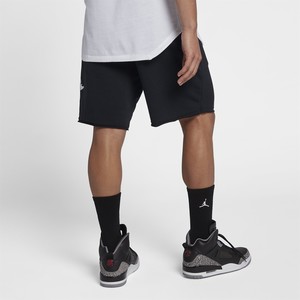  Nike Jumpman Big Logo Fleece Short Black - DB1812-010