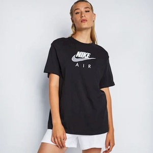  Nike Air Boyfriend Top Short-sleeve Baskılı   Bol Kesim Uzun T-shirt DN4861-010